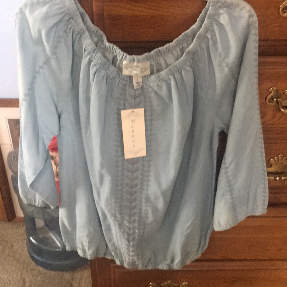 Denim top